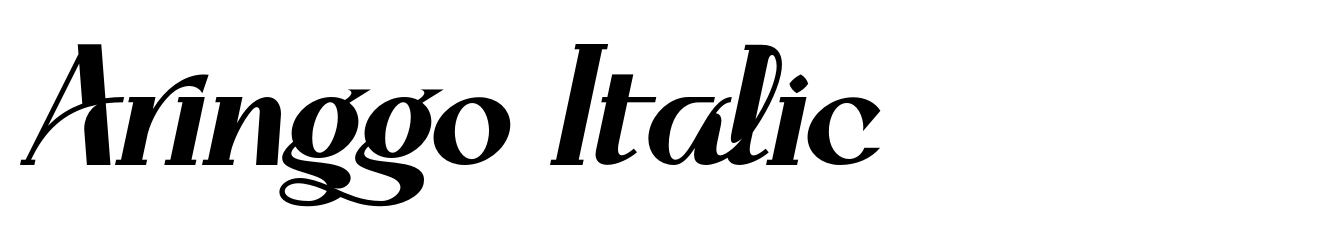 Aringgo Italic
